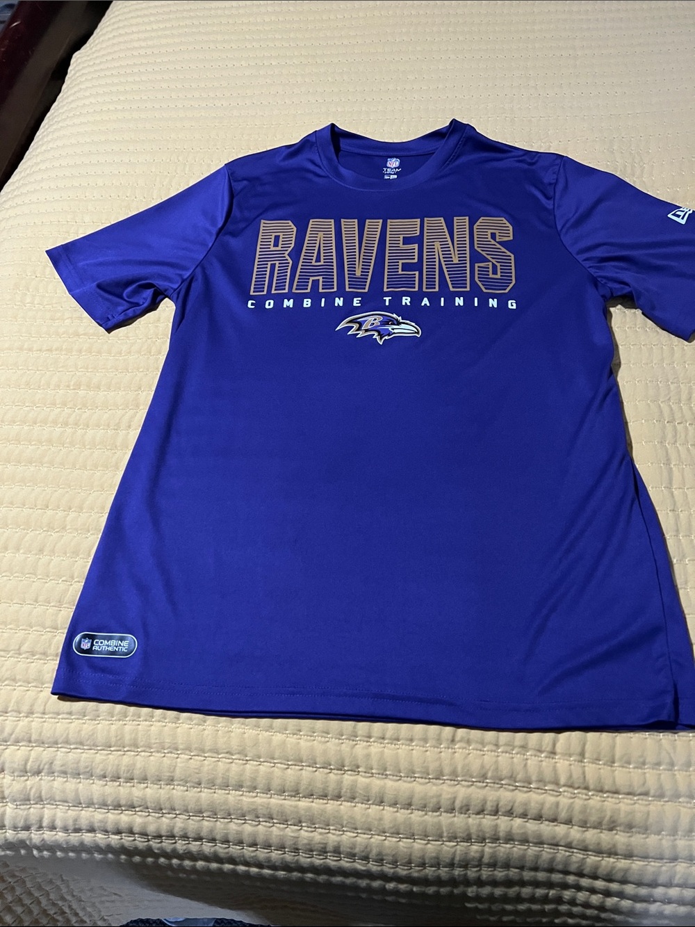 New Era Ravens Combine Training Tee - Purple